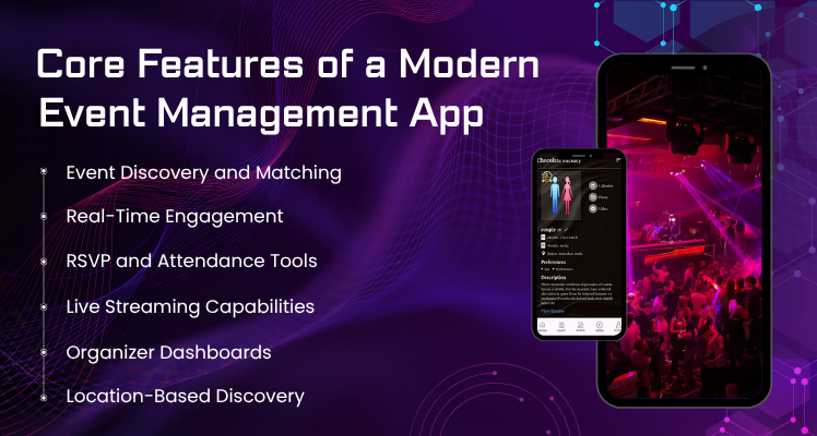 Core Features of a Modern Event Management App 