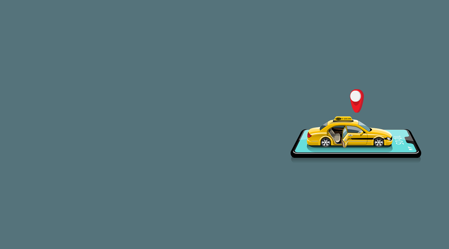 taxi booking app development company banner